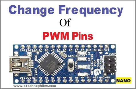 arduino nano pwm frequency change|PWM Application Examples with Arduino Nano .